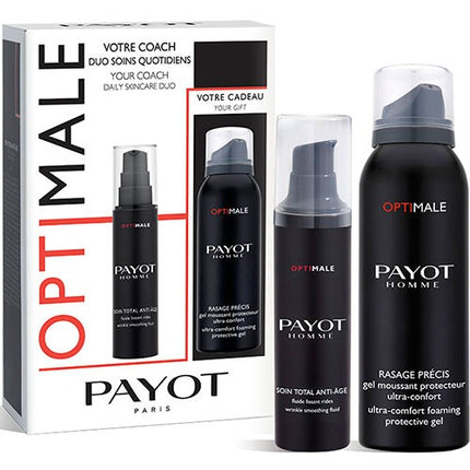 Payot Optimale Mens Set Shaving Foam & Anti Age Moisturiser Inc