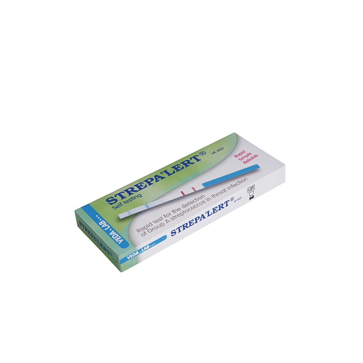 STREP A’LERT Throat swab test for bacterial angina Cosmetics Online IE