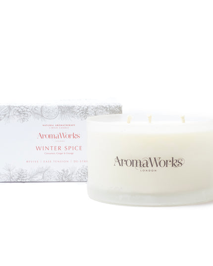 AromaWorks Winter Spice 3 Wick Candle