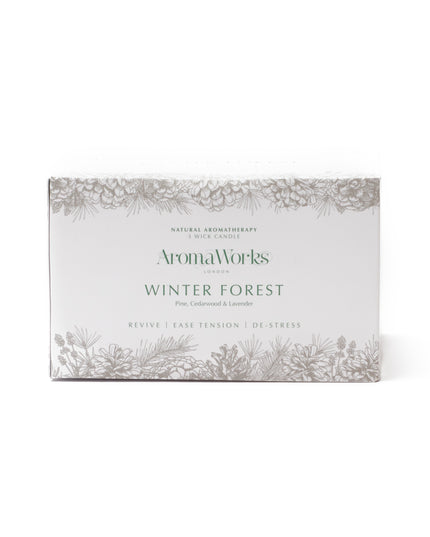 AromaWorks Winter Forest 3 Wick Candle