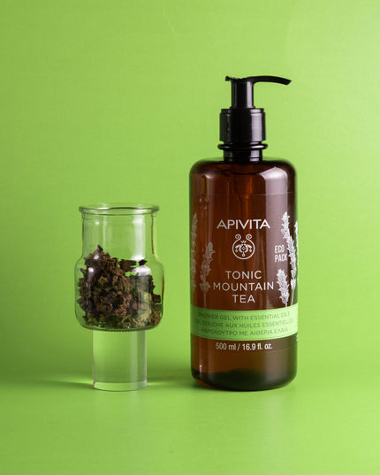 Apivita Tonic Mountain Tea Shower Gel 500ml