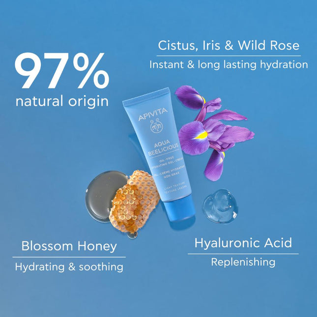 Apivita Aqua Beelicious Oil-Free Hydrating Gel-Cream 40ml