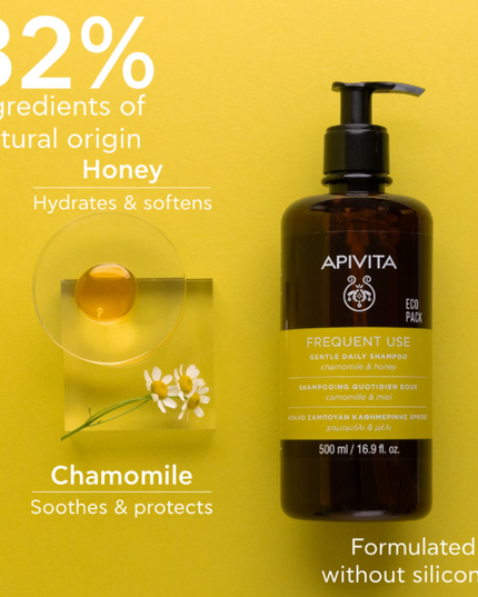 Apivita Frequent Use - Gentle Daily Shampoo 500ml