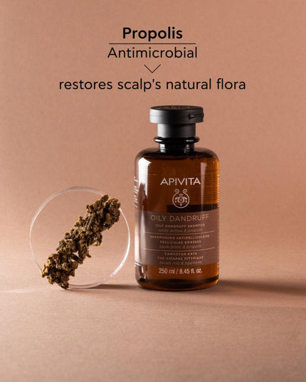 Apivita Oily Dandruff Shampoo, White Willow & Propolis 250ml