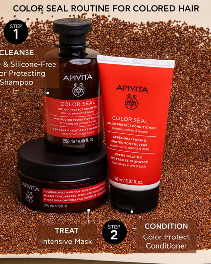 Apivita Color Seal Conditioner with Quinoa Protein & Honey 150ml