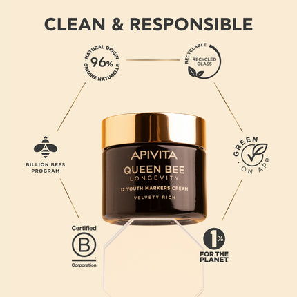 Apivita Queen Bee Longevity Day Rich Cream 50ml