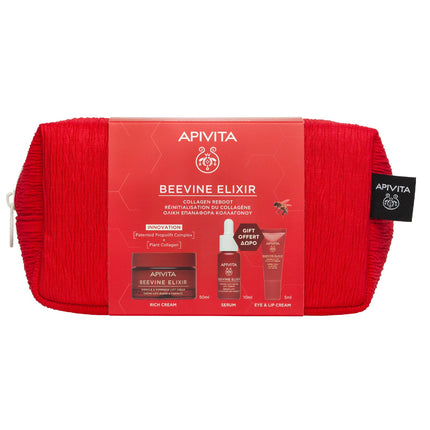 Apivita Beevine Elixir Rich Cream Routine Set