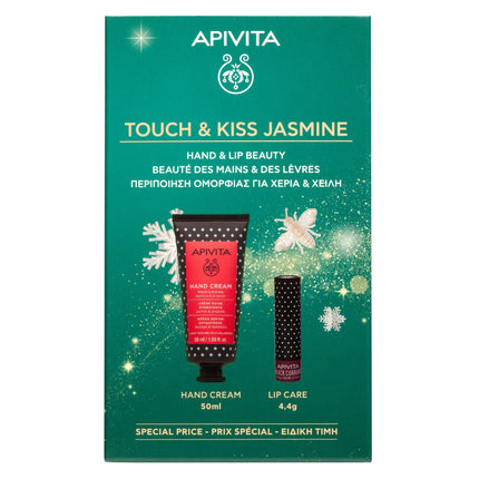 Apivita Touch and Kiss Hand Set - Jasmine & Black Currant