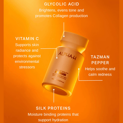 ALPHA-H Liquid Gold- Clinically proven to increase luminosity, improve elasticity and even skin tone and texture