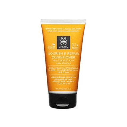 Apivita-Nourish & Repair Conditioner (Olive & Honey) Dry-Damaged Hair 150ml