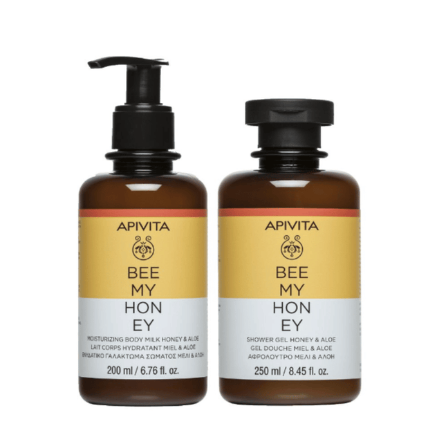 Apivita Bee My Honey Shower Gel & Body Milk Duo