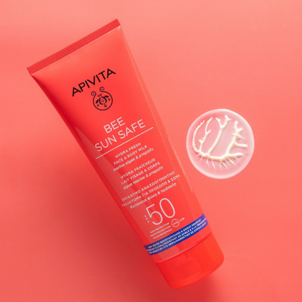 Apivita Bee Sun Safe Hydra Fresh Face & Body Milk SPF50