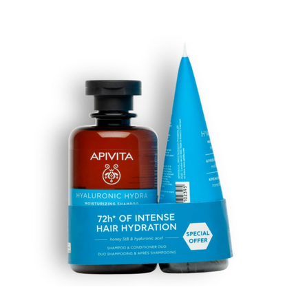 Apivita Hyaluronic Hydra Shampoo & Conditioner Set