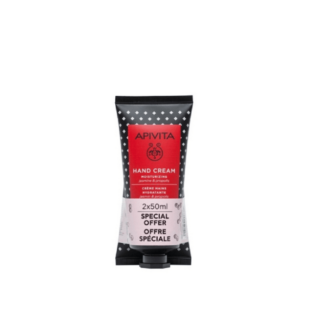 Apivita Jasmine & Propolis Moisturizing Hand Cream Duo Kit