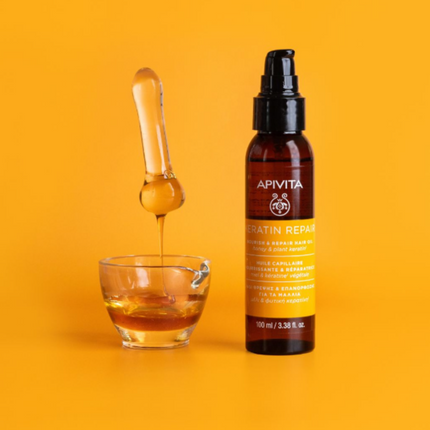 Apivita Keratine Repair Nourish & Repair Hair Oil 100ml