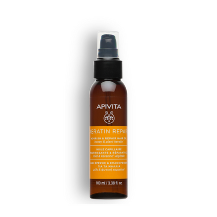 Apivita Keratine Repair Nourish & Repair Hair Oil 100ml