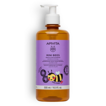Apivita Mini Bees Gentle Kids Shampoo Blueberry & Honey 500ml