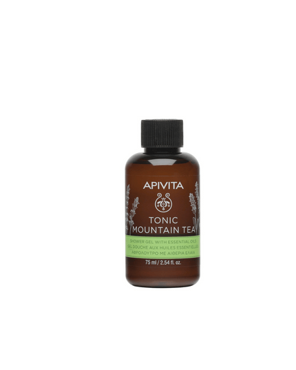 Apivita Mini Tonic Mountain Tea Shower Gel 75ml