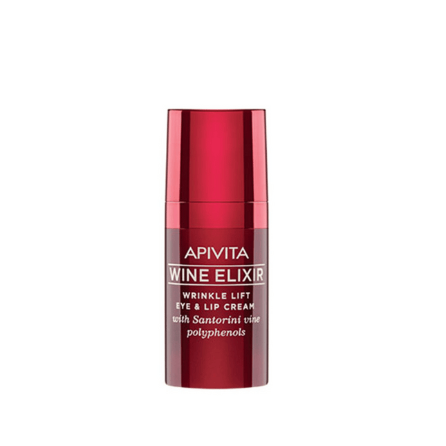 Apivita Wine Elixir Wrinkle Lift Eye & Lip Cream 15ml
