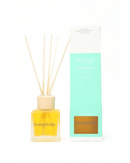 AromaWorks -Hygge Renew Reed Diffuser Basil and Mandarin