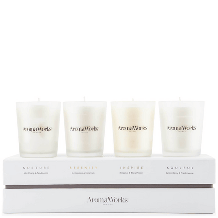 AromaWorks Box of Signature 4 x 10cl Candles