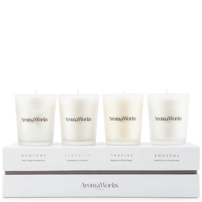 AromaWorks Box of Signature 4 x 10cl Candles