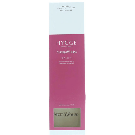 AromaWorks Hygge Uplift Diffuser- Lemongrass & Ho Wood 100ml