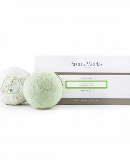 AromaWorks Inspire Aromabomb Duo Bath Bombs - Box of 2