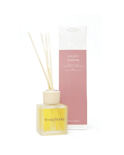 AromaWorks Light Range- Amyris & Orange Reed Diffuser 100ml