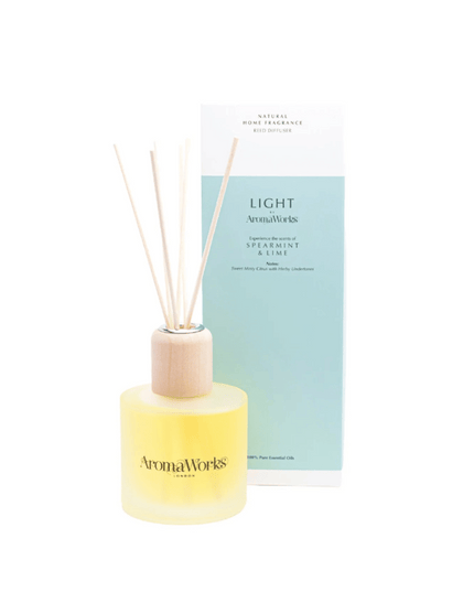 AromaWorks Light Range - Spearmint & Lime Reed Diffuser 100ml