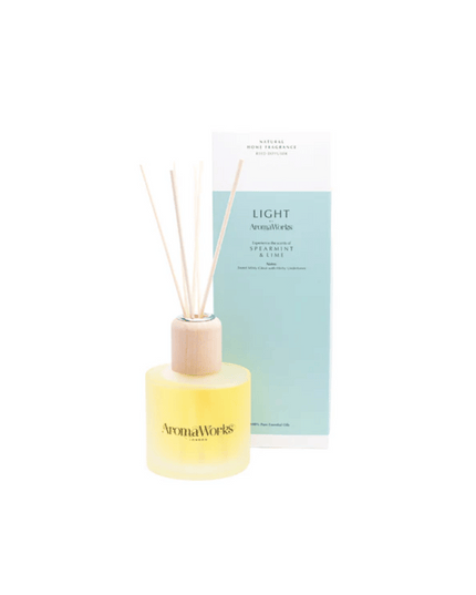 AromaWorks Light Range - Spearmint & Lime Reed Diffuser 200ml