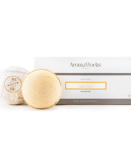 AromaWorks Serenity Aromabomb Duo Bath Bombs - Box of 2
