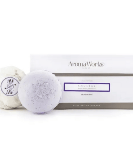 AromaWorks Soulful Aromabomb Duo Bath Bombs - Box of 2