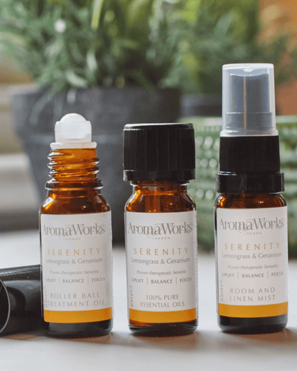 AromaWorks Serenity Wellbeing Trio 3 x 10ml products