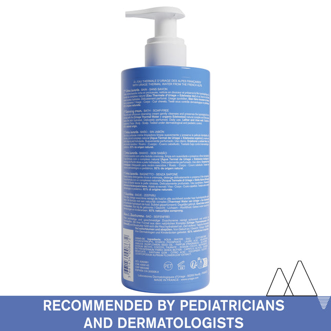 Uriage Baby'S 1st Soap-Free Foaming Cleansing Cream 500ml