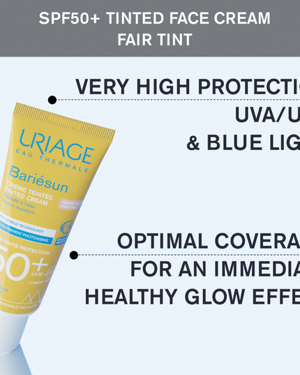 Uriage Bariesun Tinted Cream Fair (Claire) SPF50+50ml