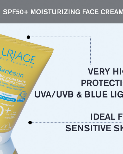Uriage Bariesun Moisturizing Cream SPF50+ Unscented 50ml