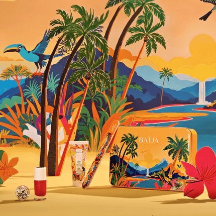 Baija x nailmatic  Lost Paradise Nails & Glitter Party Gift Set - Red & Silver