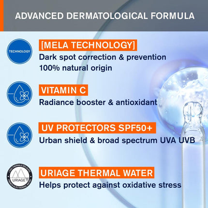 Uriage Dépiderm Anti-Spot Day Care SPF50+ 30 ml