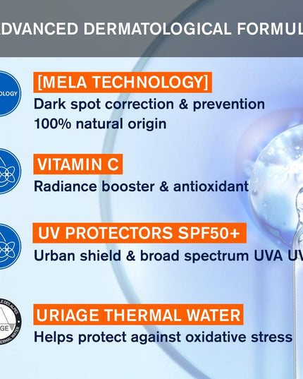 Uriage Dépiderm Anti-Spot Day Care SPF50+ 30 ml
