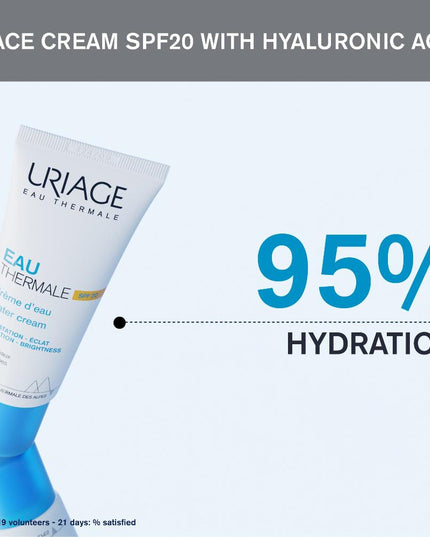 Uriage Moisturising Light Water Cream With Spf20 40ml