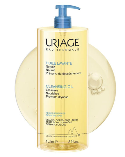 Uriage Cleansing Soothing Oil For Shower & Bath 1L