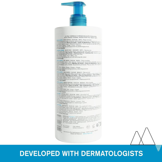 Uriage Gentle Cleansing Cream 1Litre