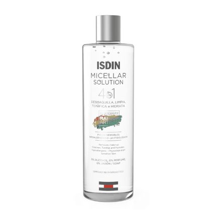 ISDIN Micellar Solution 4 In 1 Hydrating Facial Cleansing 400ml Cosmetics Online