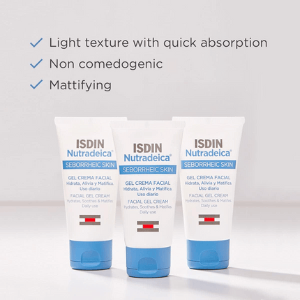 ISDIN Nutradeica Facial Gel-Cream Seborrheic Skin 50ml
