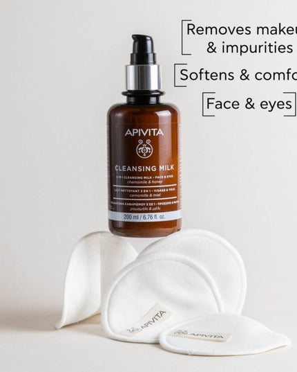 Apivita Cleansing Milk 3In1 200ml