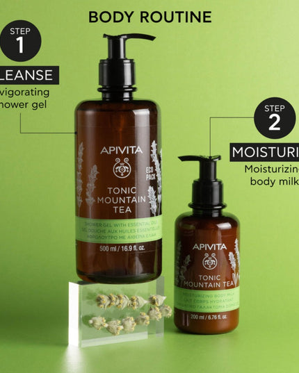 Apivita Tonic Mountain Tea Shower Gel 500ml