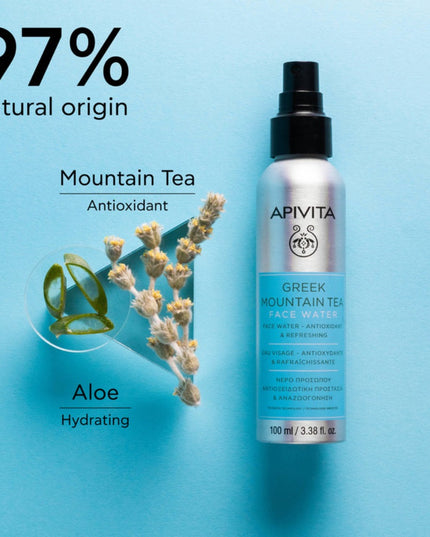 Apivita Greek Mountain Tea Face Water 100ml