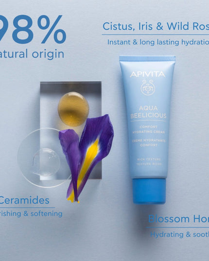 Apivita Aqua Beelicious Comfort Hydrating Cream 40ml