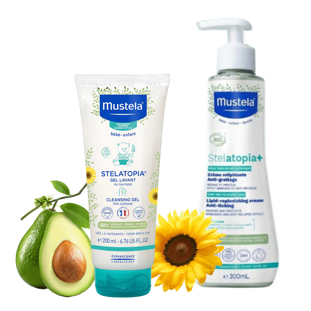 Cosmetics Mustela Stelatopia Pajamas Mustela Stelatopia Skin